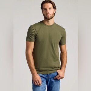 ⭐️ True Classic Military Green Short Sleeve Crew Neck Tee